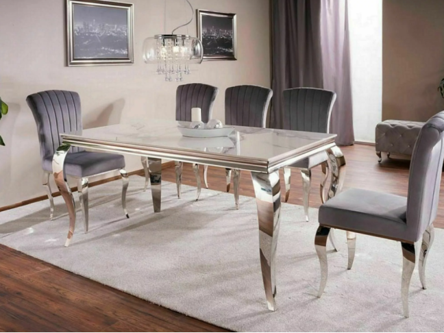 Valgomojo stalas PRINCE 180 MARMUR