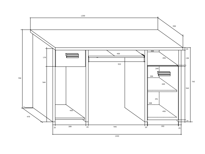 Vaikų kambario komplektas KITTY 2 5