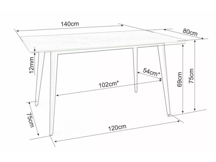 Valgomojo stalas IVY 9