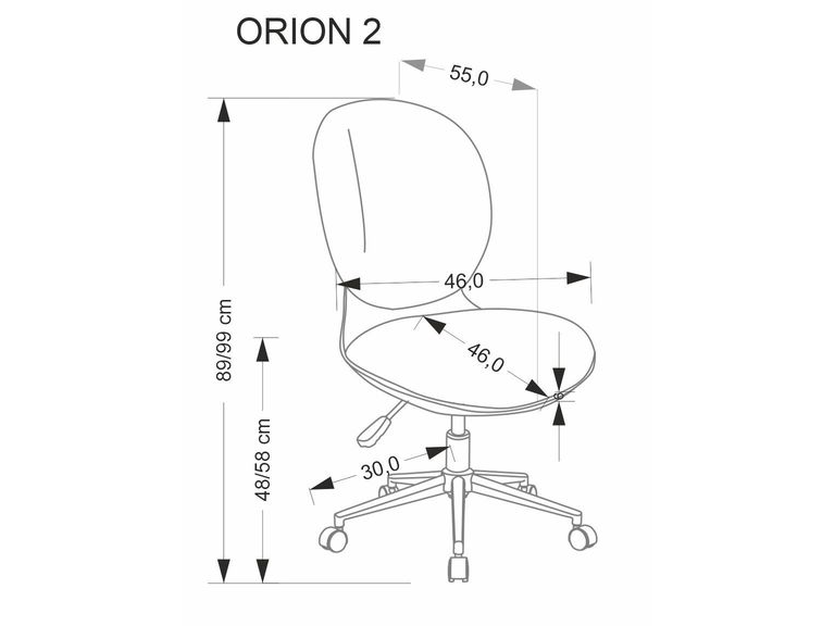 Vaikiška kėdė ORION 2 2 Vaikiška kėdė ORION 2 2