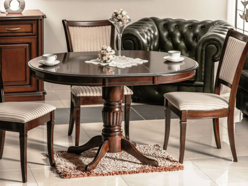 Išskleidžiamas apvalus stalas MARGO Išskleidžiamas apvalus stalas MARGO