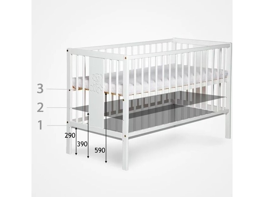 Vaikiška lovytė SAFARI 3 Vaikiška lovytė SAFARI 3