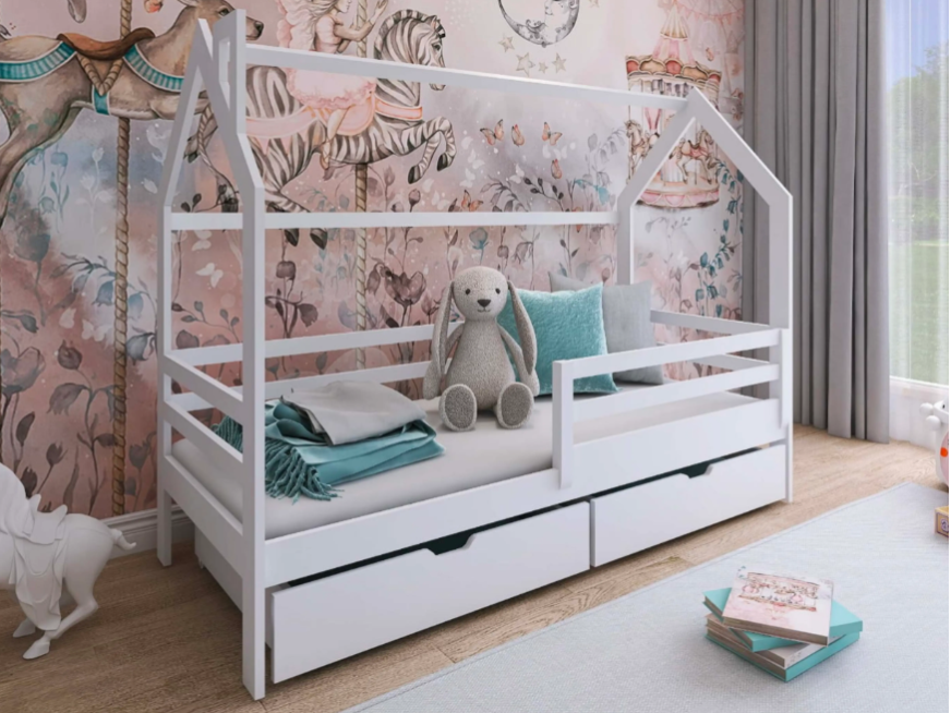 Vaikiška lova su stalčiais LILA 80x200 1