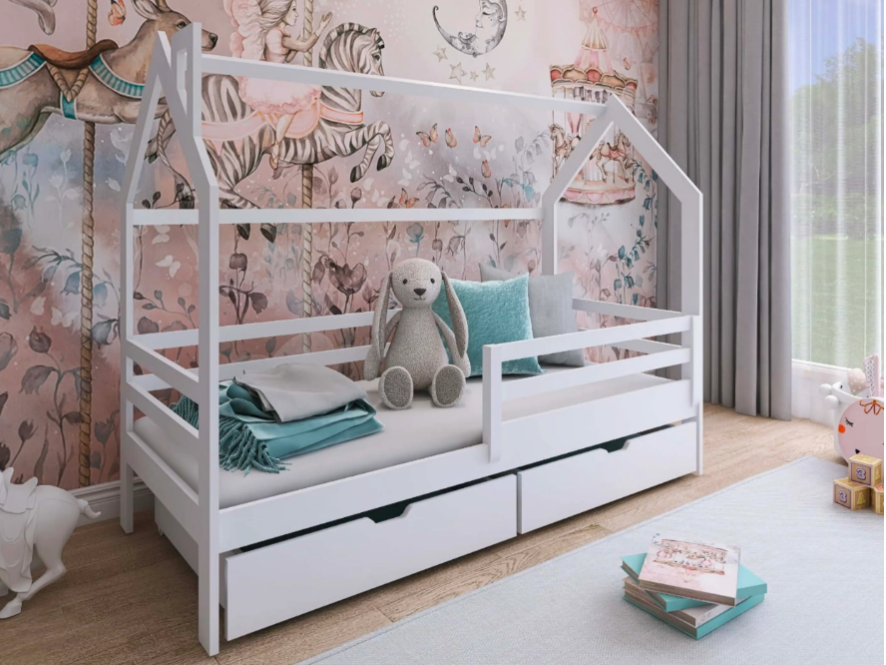 Vaikiška lova su stalčiais LILA 80x180 1