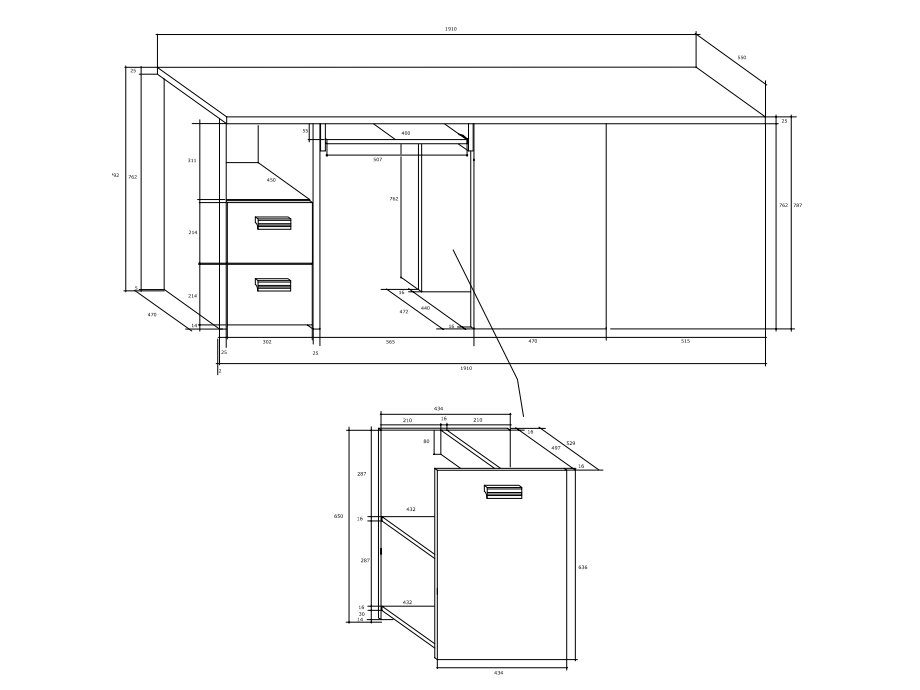 Vaikų kambario komplektas KITTY 1 3