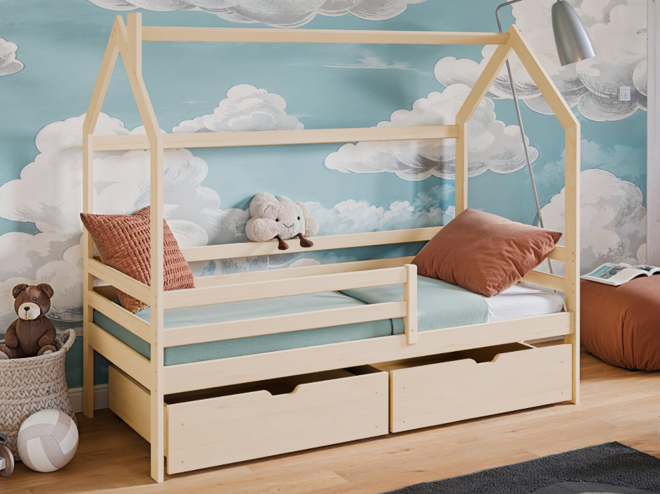 Vaikiška lova su stalčiais LILA 90x200