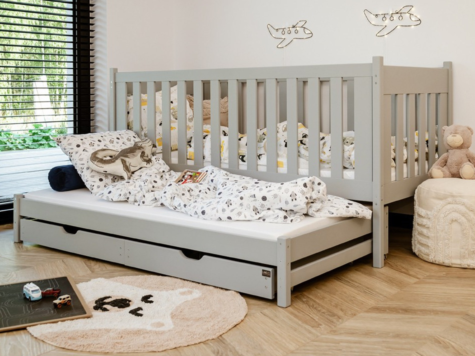 Dvigulė vaikiška lova su stalčiais KAJA 90x200 10 Dvigulė vaikiška lova su stalčiais KAJA 90x200 10