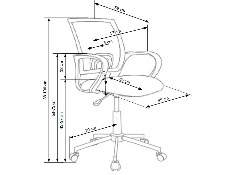 Vaikiška darbo kėdė IBIS 2 Vaikiška darbo kėdė IBIS 2