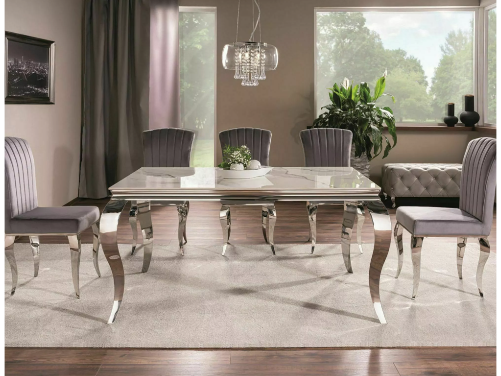 Valgomojo stalas PRINCE 150 MARMUR 1 Valgomojo stalas PRINCE 150 MARMUR 1