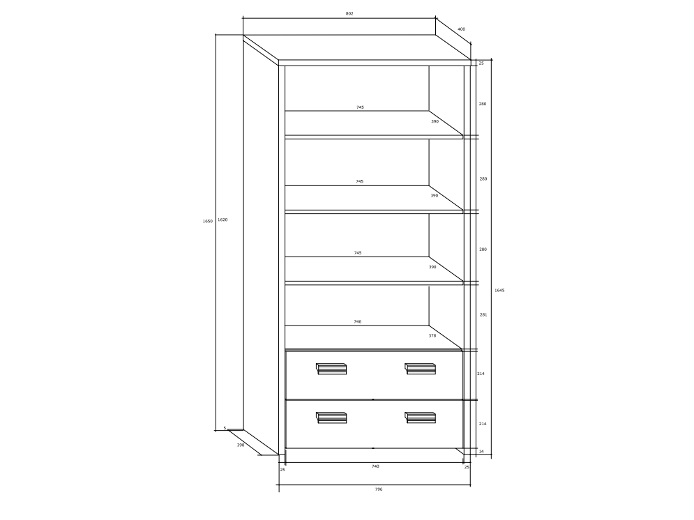 Vaikų kambario komplektas KITTY 3 7