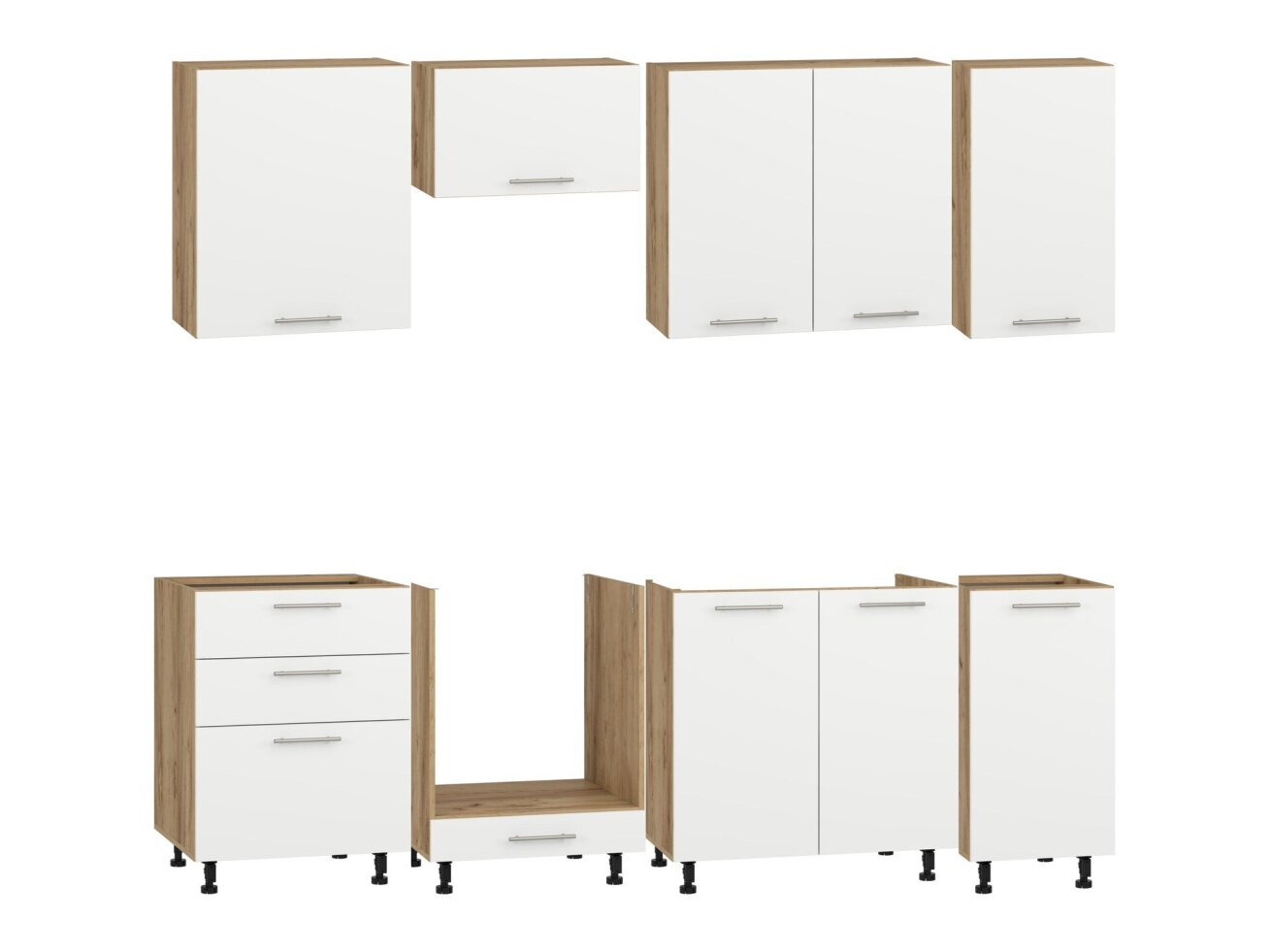 Virtuvės komplektas VENTO 240 cm 15 Virtuvės komplektas VENTO 240 cm 15