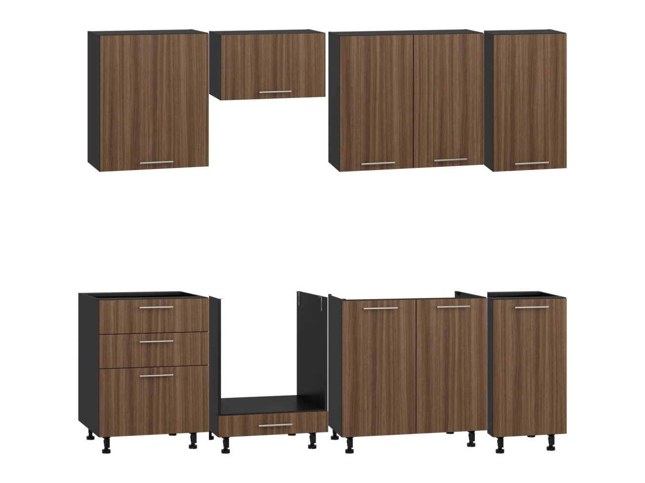Virtuvės komplektas VENTO 240 cm 6 Virtuvės komplektas VENTO 240 cm 6