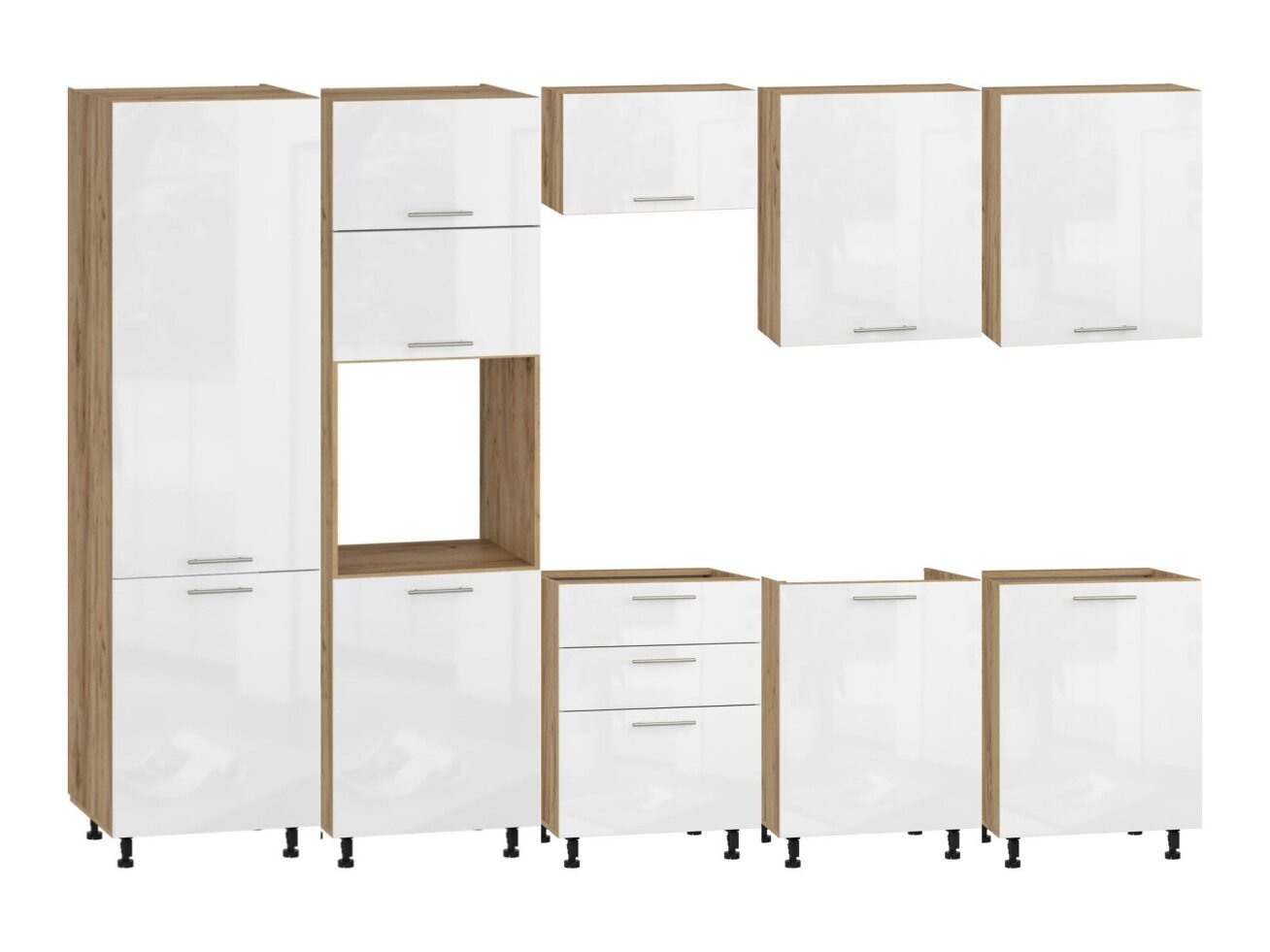 Virtuvės komplektas VENTO 300 cm 14 Virtuvės komplektas VENTO 300 cm 14