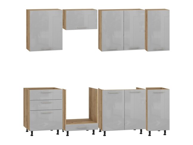 Virtuvės komplektas VENTO 240 cm 17 Virtuvės komplektas VENTO 240 cm 17