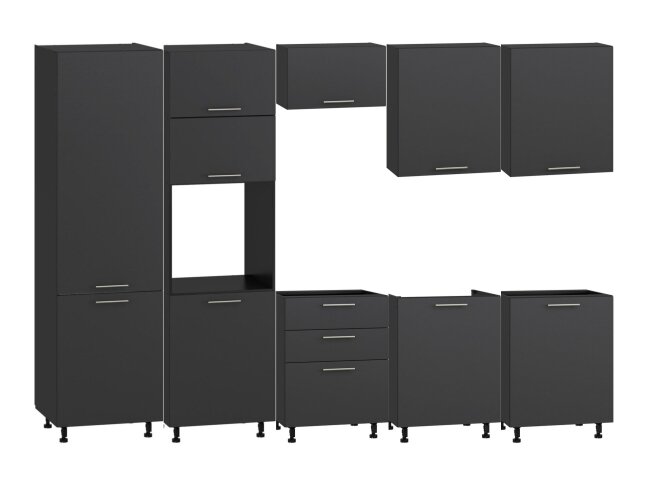 Virtuvės komplektas VENTO 300 cm 20 Virtuvės komplektas VENTO 300 cm 20