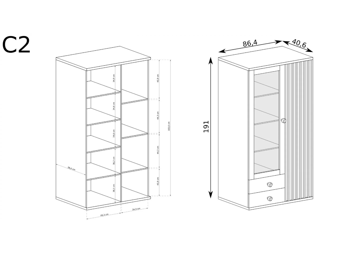 Vitrina CALI C2 1 Vitrina CALI C2 1