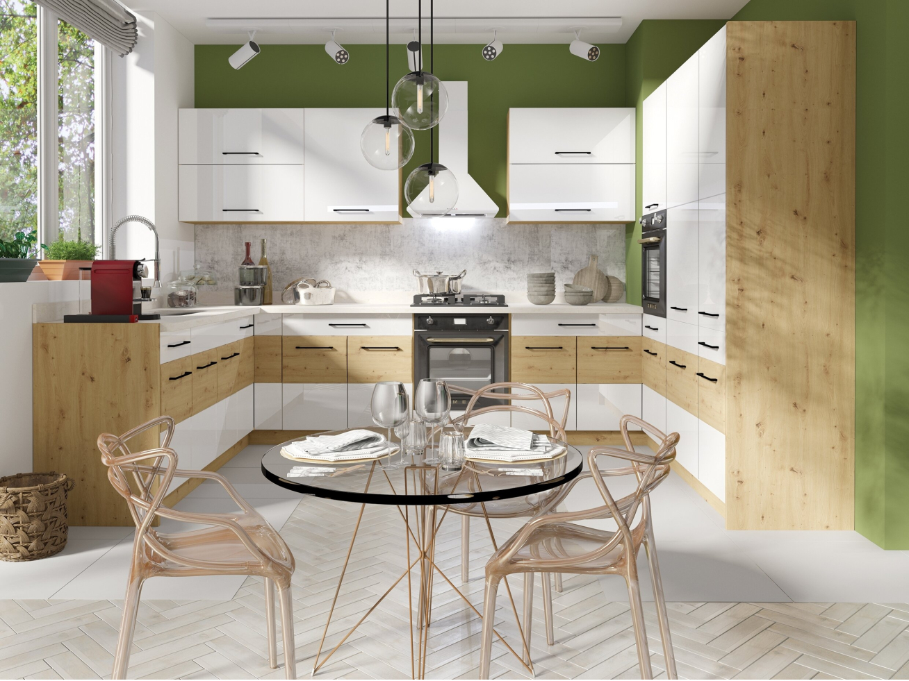 Viršutinė spintelė (60cm) INF-34G 5