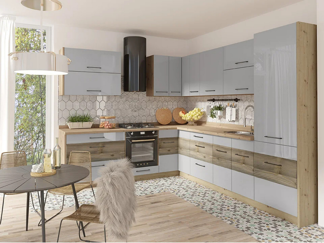 Viršutinė spintelė (60cm) INF-36G 3 Viršutinė spintelė (60cm) INF-36G 3