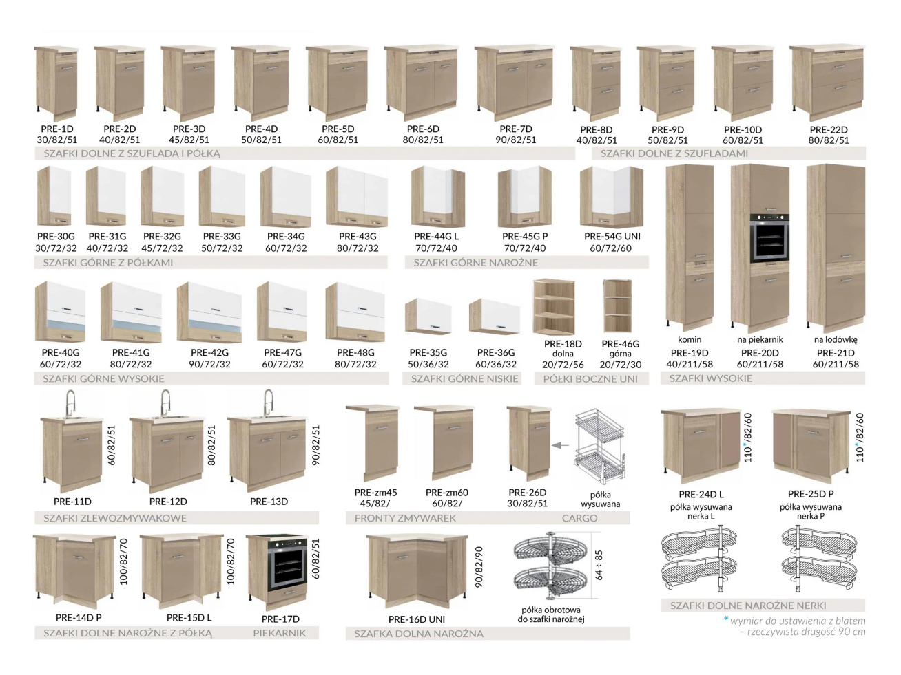 Viršutinė spintelė (60cm) PRE-47G 3 Viršutinė spintelė (60cm) PRE-47G 3