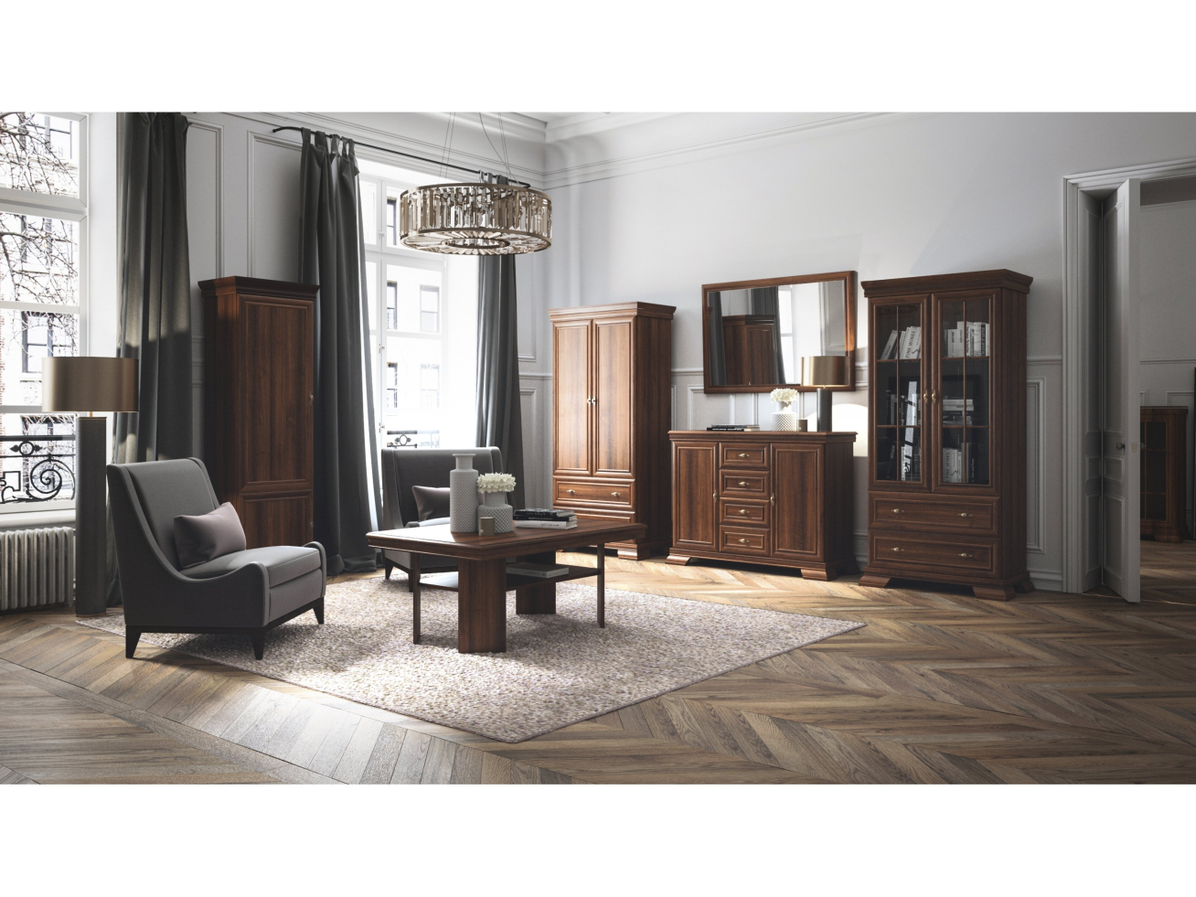 Viršutinė Vitrina Kora KN4 1 Viršutinė Vitrina Kora KN4 1