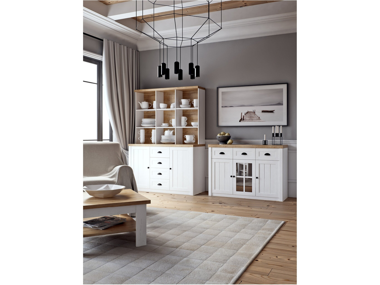 Viršutinė Vitrina Prowansja R2D 1 Viršutinė Vitrina Prowansja R2D 1