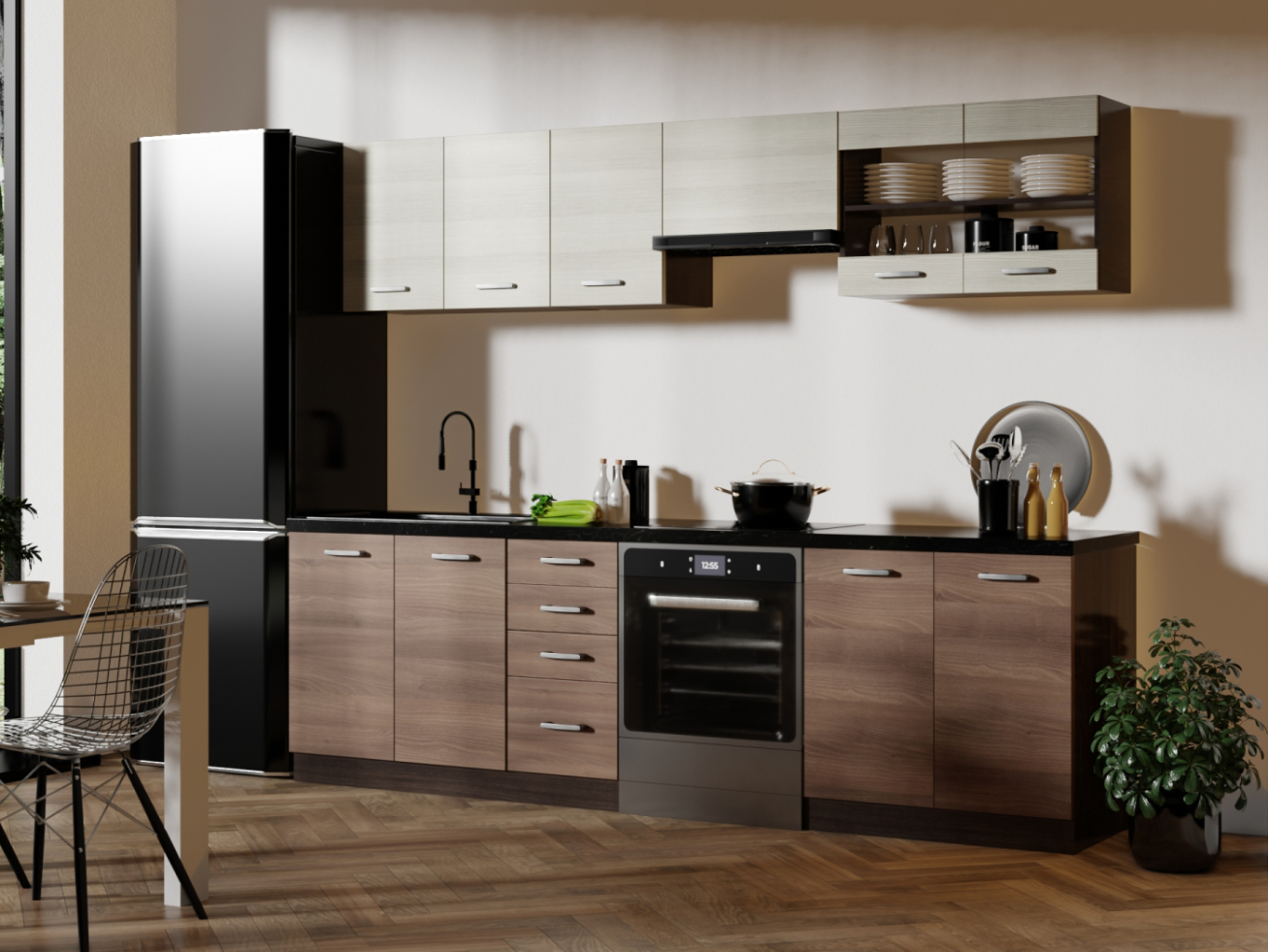 Virtuvės komplektas AMANDA 2 260 Virtuvės komplektas AMANDA 2 260