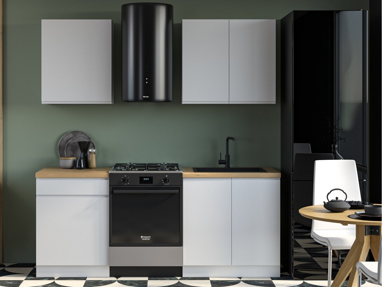 Virtuvės komplektas ASPEN GLOSS 200