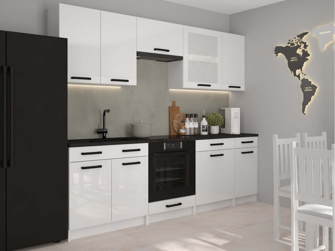 Virtuvės komplektas KORFU 1 Virtuvės komplektas KORFU 1