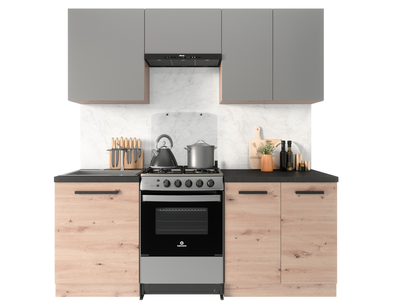 Virtuvės komplektas Langen [2M-5EL]