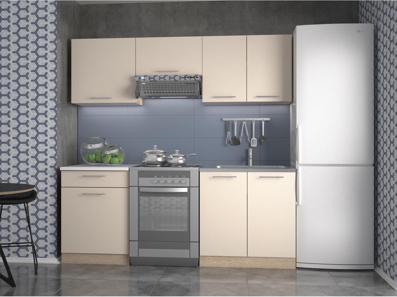 Virtuvės komplektas MARIJA 200 Virtuvės komplektas MARIJA 200