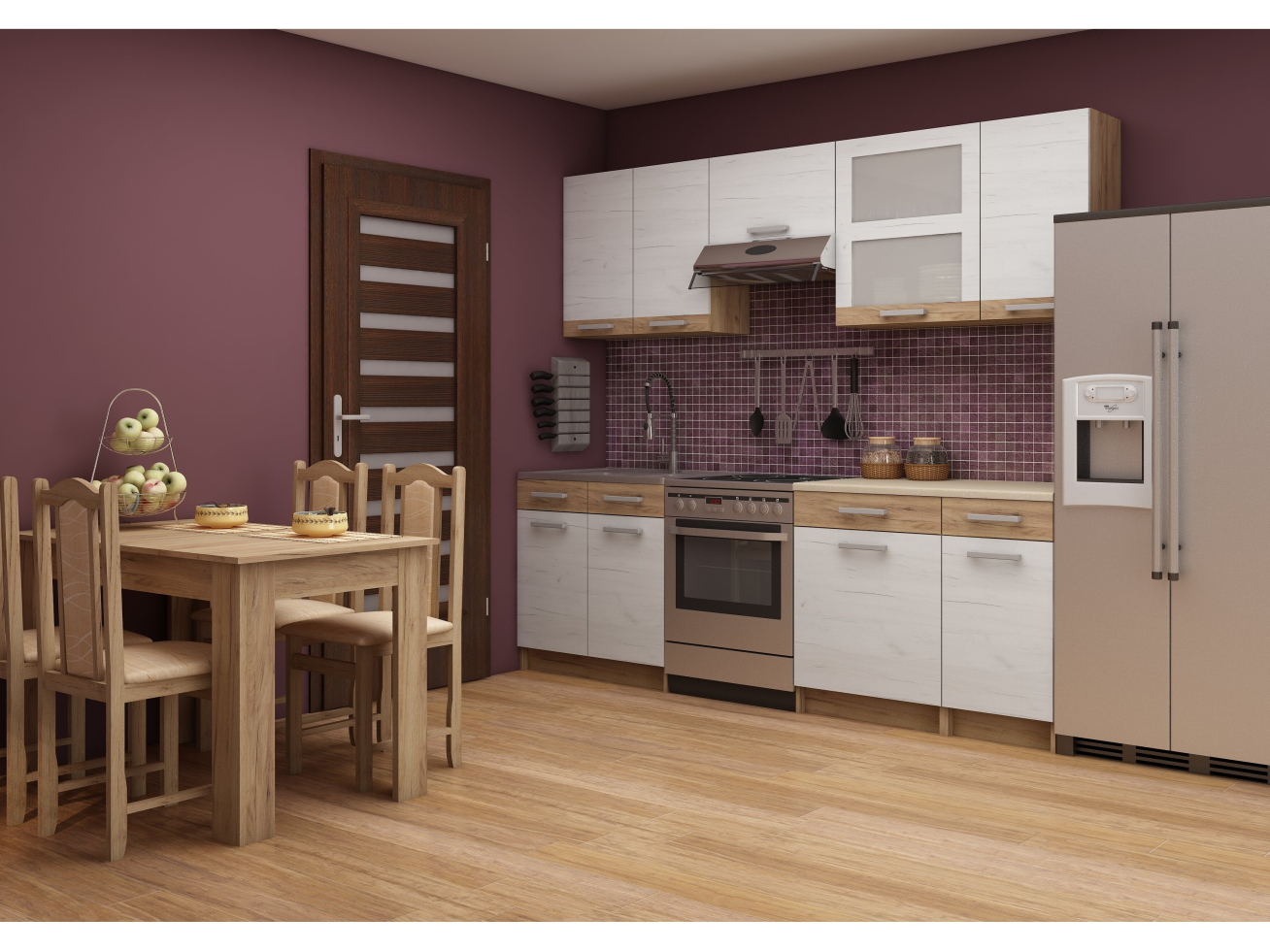 Virtuvės komplektas POLO-1 1 Virtuvės komplektas POLO-1 1