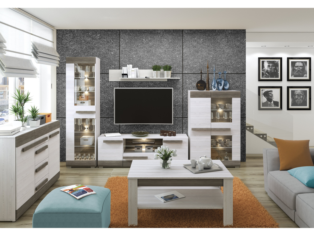 Vitrina BLANCO 0501 8 Vitrina BLANCO 0501 8