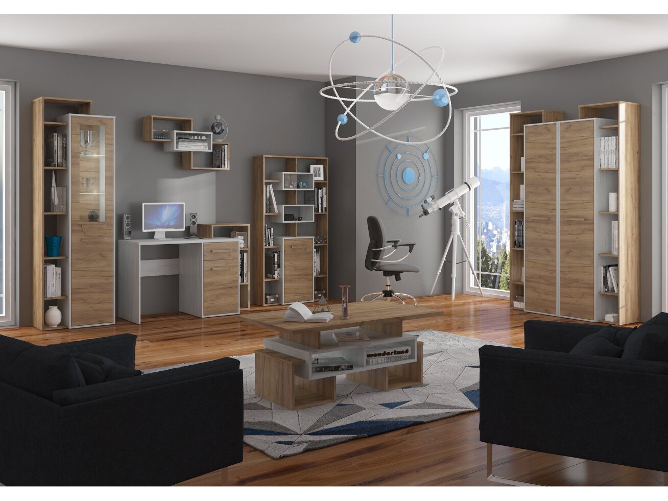 Vitrina su lentynomis RIO-26 3