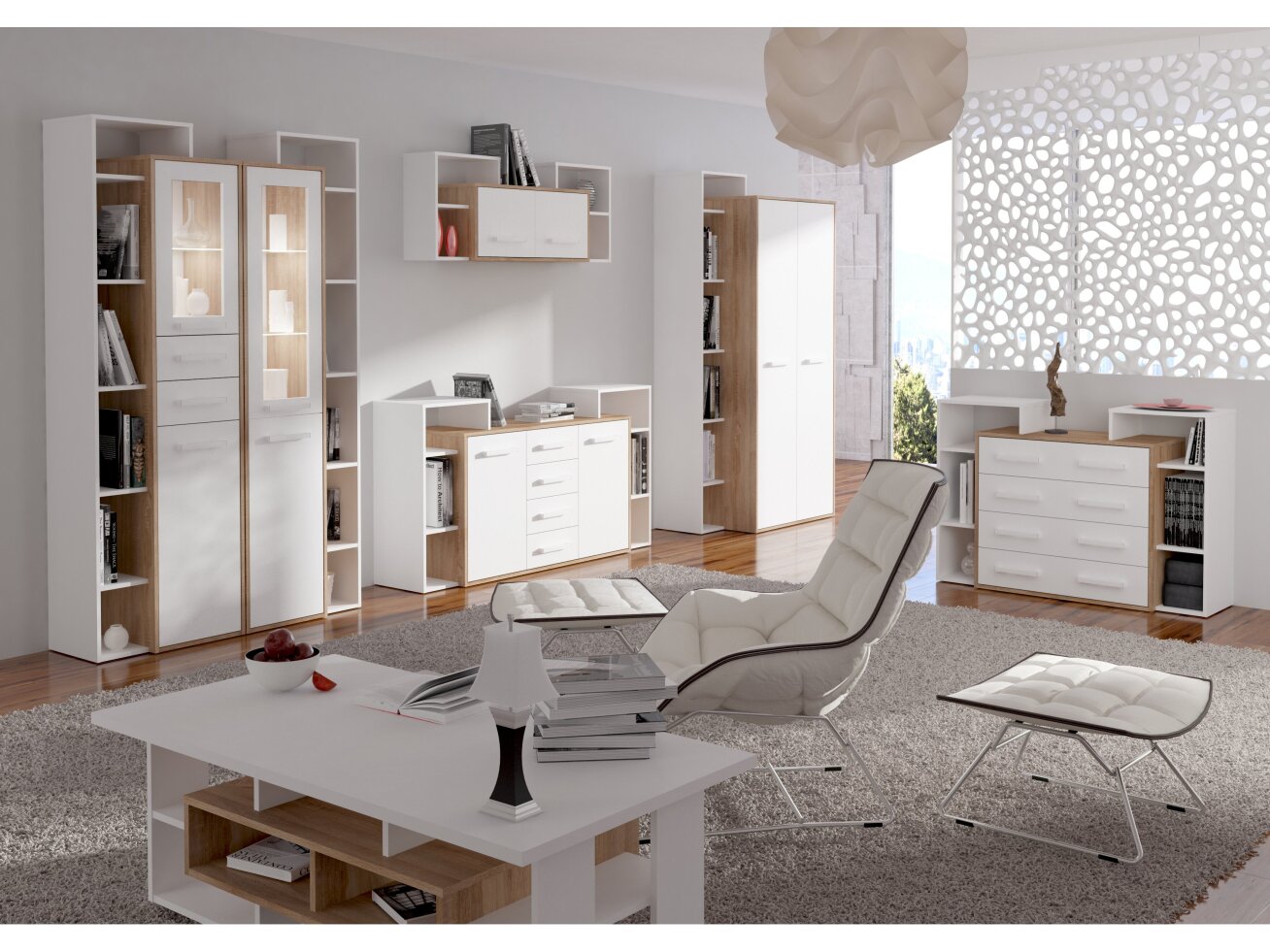 Vitrina su lentynomis RIO-26 4