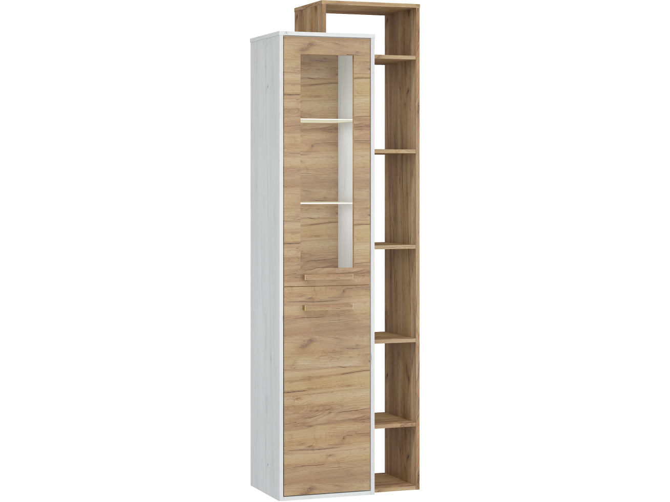 Vitrina su lentynomis RIO-28