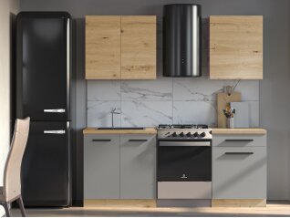 Virtuvės komplektas LANGEN WOOD BEIGE 200