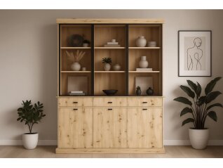 Vitrina L su komoda NISA