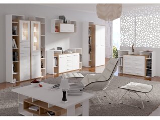 Vitrina su lentynomis RIO-28
