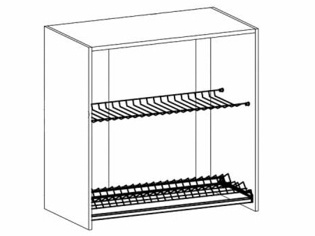 Viršutinė spintelė Sycylia G80C 6
