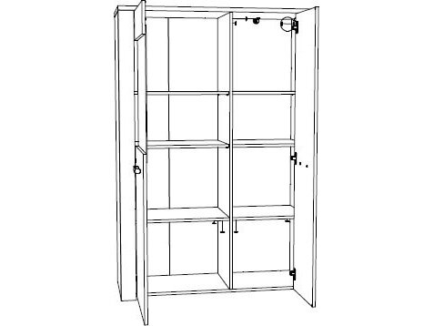 Vitrina XL-W2D 1