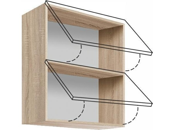 Viršutinė spintelė (60cm) GLA-47G 1 Viršutinė spintelė (60cm) GLA-47G 1