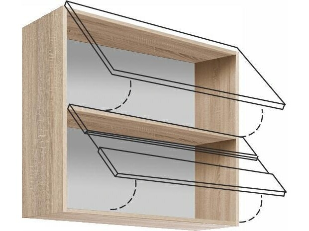 Viršutinė spintelė (80cm) PRE-41G 1 Viršutinė spintelė (80cm) PRE-41G 1