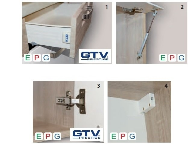 Virtuvės komplektas PREMIO ,,A plus" 4