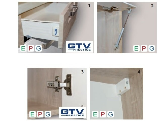 Virtuvės komplektas PREMIO ,,C plus" 4