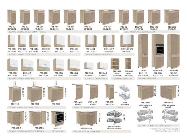Viršutinė spintelė (50cm) PRE-33G 3