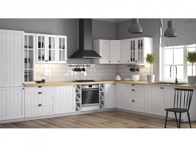 Viršutinė dviejų durų spintelė Prowansja G60 3 Viršutinė dviejų durų spintelė Prowansja G60 3