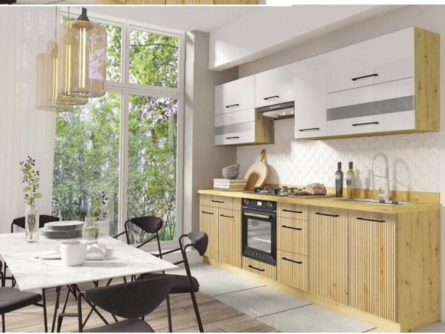 Virtuvė VIVA C PLUS WHITE GLOSSY Virtuvė VIVA C PLUS WHITE GLOSSY