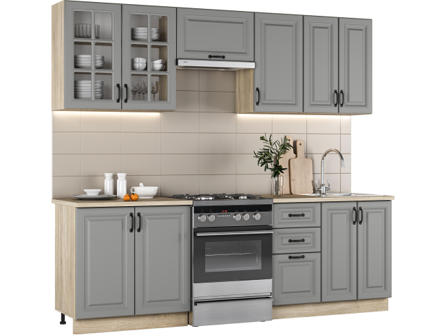 Virtuvės komplektas ELIZABETH 240 1 Virtuvės komplektas ELIZABETH 240 1