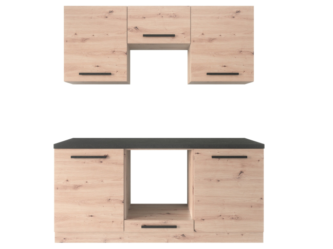 Virtuvės komplektas Langen [1,8M-6EL] 1