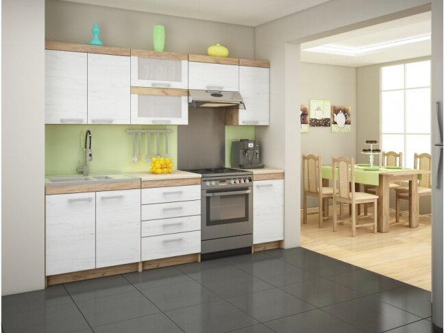 Virtuvės komplektas MILO-3 Virtuvės komplektas MILO-3